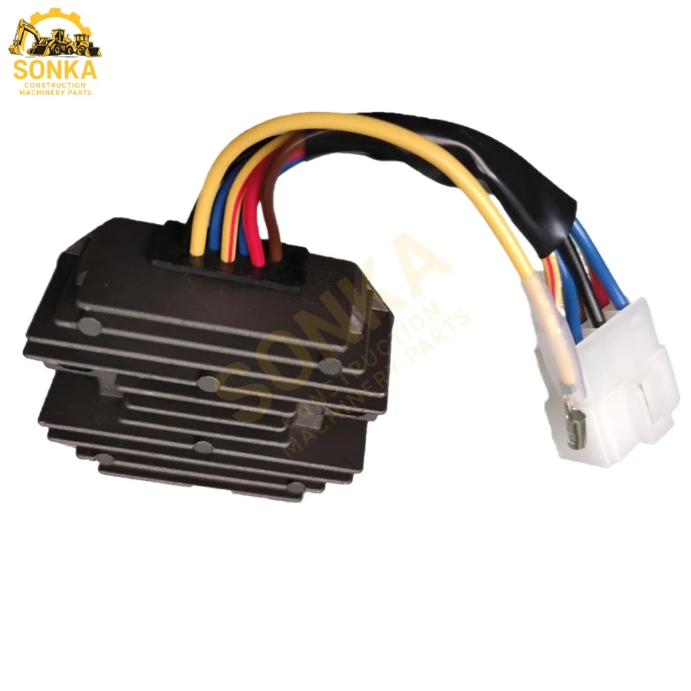 119640-77710 12V 280W  Regulator Rectifier for Yanmar 3TNE74 3D74E 3D68E 3D72 Engine for Komatsu PC05-6 PC10-6 PC15-1 Excavator