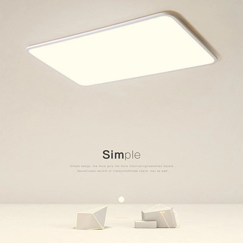 

Modern Minimalist Ultra-Thin LED Ceiling Light, Full Spectrum Main Lamp for Living Room Bedroom from Zhongshan