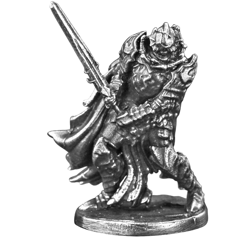 Metal Black Dragon Mercenary Regiment Soldier Action Figures Model Toys Finished Product Board Game Pieces Ornament Accessories