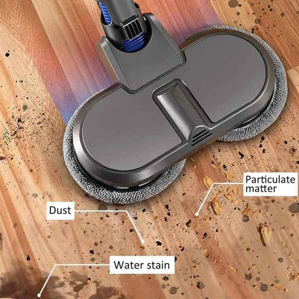 10 Buah Kain Pel Serat Mikro untuk Dyson V7 V8 V10 V11 Sikat Kepala Pel Listrik Kering Basah Bagian Penyedot Debu Bantalan Pel