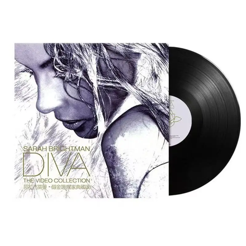 

Classic Sarah Brightman Music Vinyl LP Diva The Singles Collection Album 12 In Long Playing Record Cosplay Turntable Phonograph