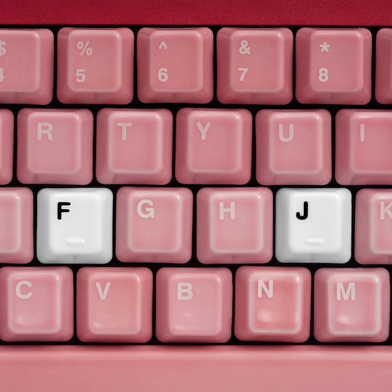 Mountain Sea Ceramic Keycaps - Glazed FJ Positioning Keys with Uniform RGB Diffusion Mechanical Keyboard Artisan Caps