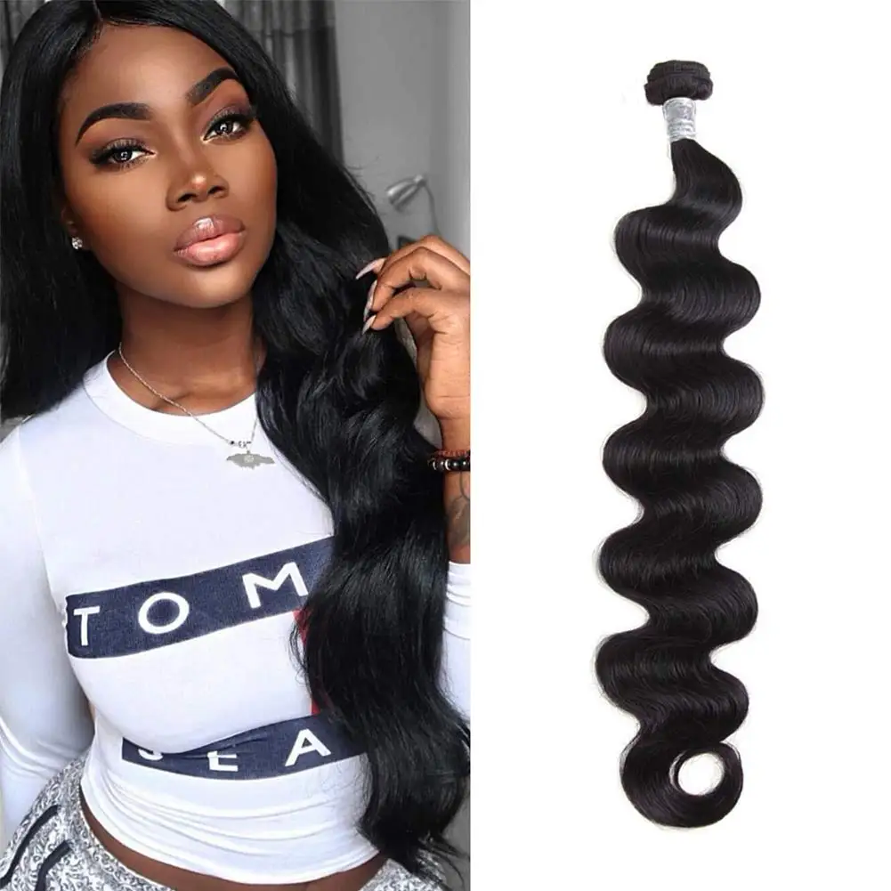 Body Wave Natural Color Brazilian Hair Bundles 100% Human Hair Bundles Long Remy Hair Extensions 1/3/4 Pieces 36 38 40 Inches