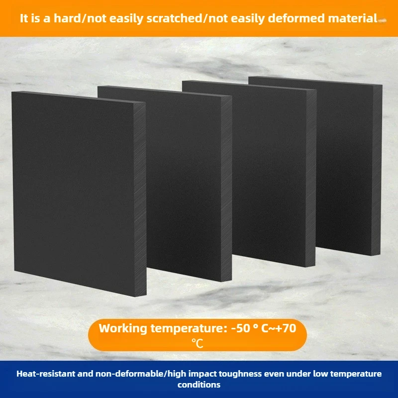 Lembaran Plastik ABS Hitam, Tahan Api