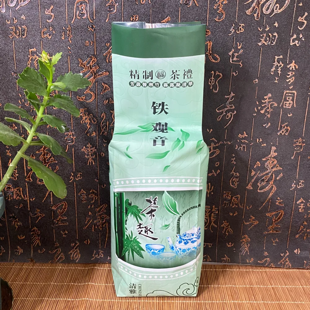 250g Alishan milk oolong tea Packaging Bag TieGuanYin Dianhong tea Seal bag jasmine Puer Chagao Green Dian Hong tea Packing Bag