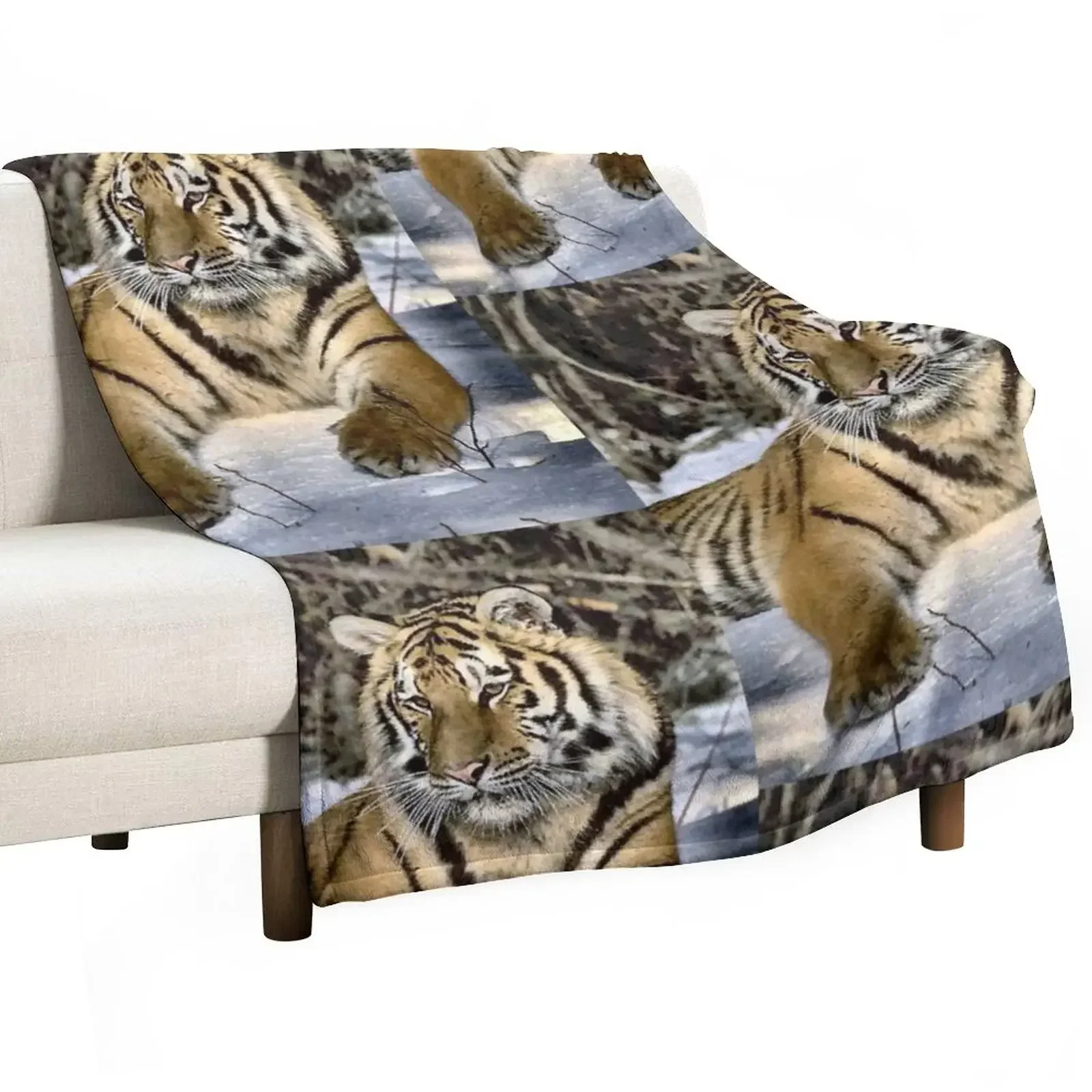 

Siberian Tiger Lovers Art Gifts Throw Blanket blankets ands Beach Nap For Decorative Sofa Blankets