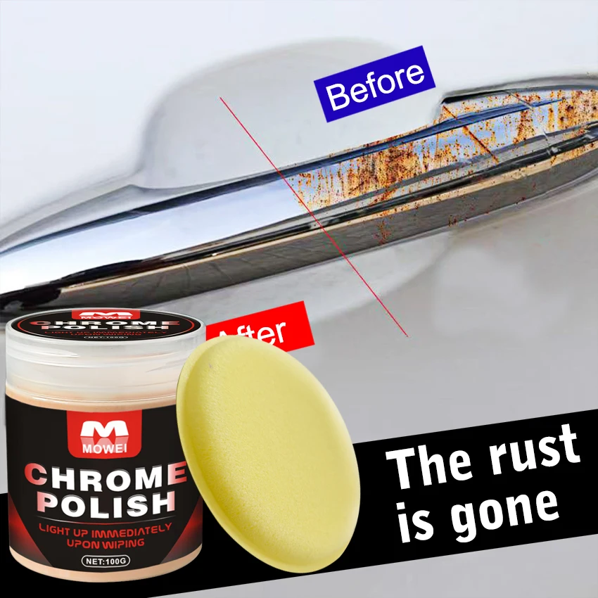 Chrome Restore High Hardness Diamond Polish Paste Oxidation Repair Refurbishment For Car Window Metal Removal