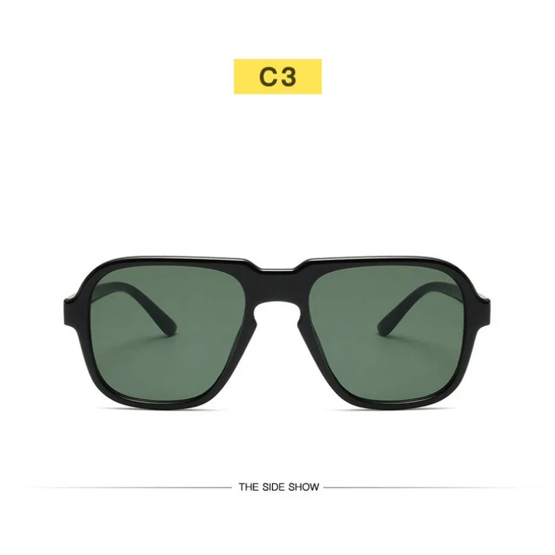 ヴィンテージブランドデザイナースクエアサングラス女性ファッションレトロキャンディーカラーメガネ女性 UV400 シェード