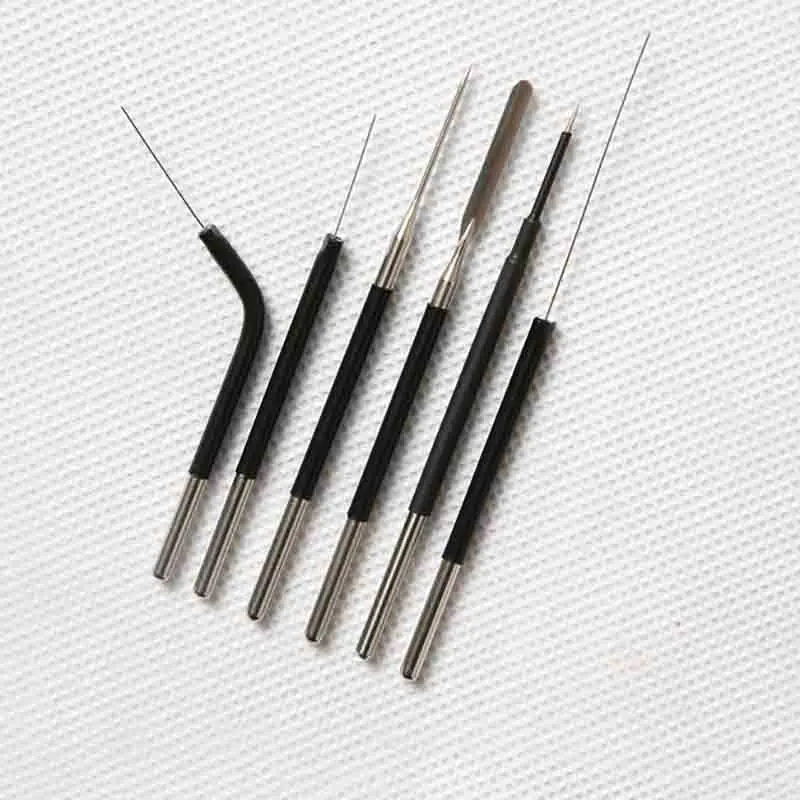 Electric Ion Cutter Head Filament Needle Type Flat Knife Type Electrode Tungsten Needle Non-Stick High Frequency Electroknife Ca