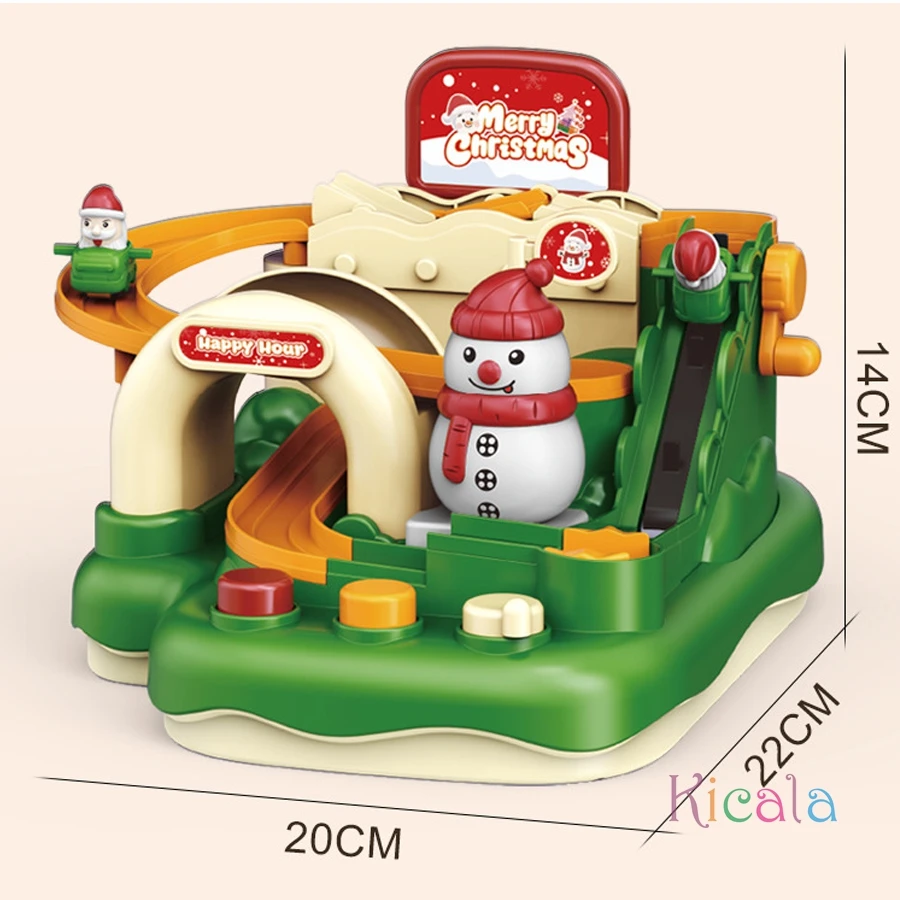 Racing Rail Car Model Educational Toys Children Track Adventure Game Brain Mechanical Interactive Train Christmas Toy