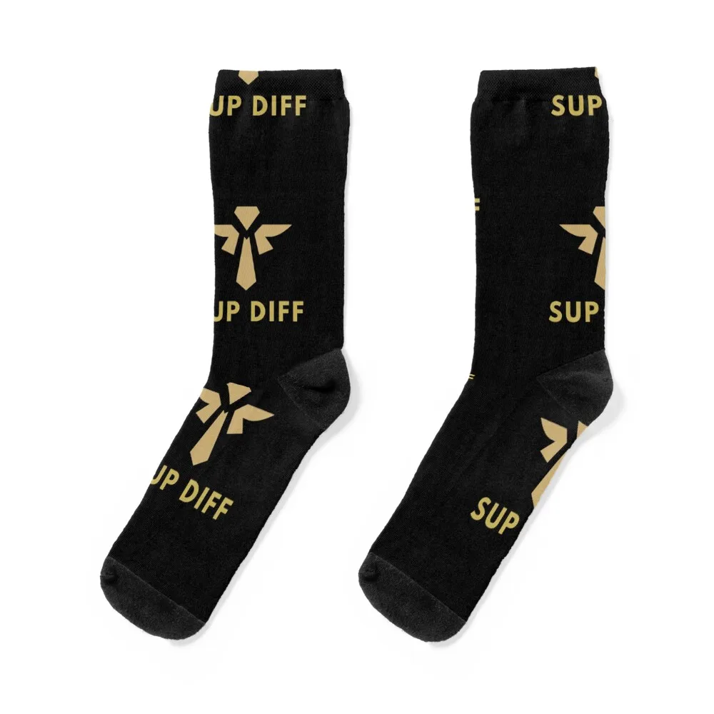 

SUP DIFF Socks christmas stocking new year Christmas winter thermal Socks For Men Women's