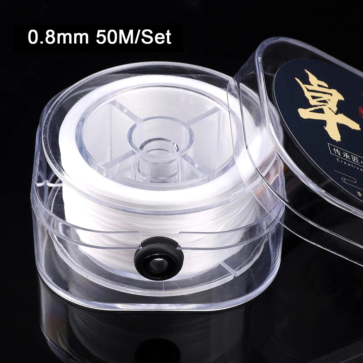 0,8 mm platte nylon elastische kralenlijn geschikt voor DIY kralenarmband ketting sieraden maken accessoires