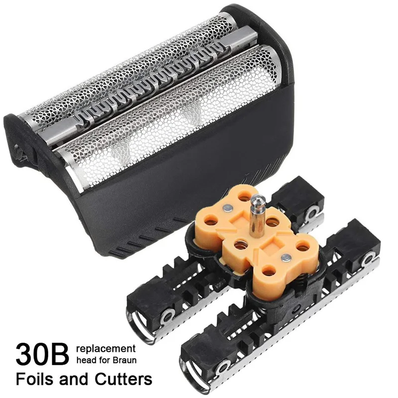 ¡El más nuevo! Cuchilla cortadora de lámina de afeitadora de repuesto 30B para BRAUN 330 199 197S-1 195S-1 4845 4745 5743 7516 7475 7493 7763 7783