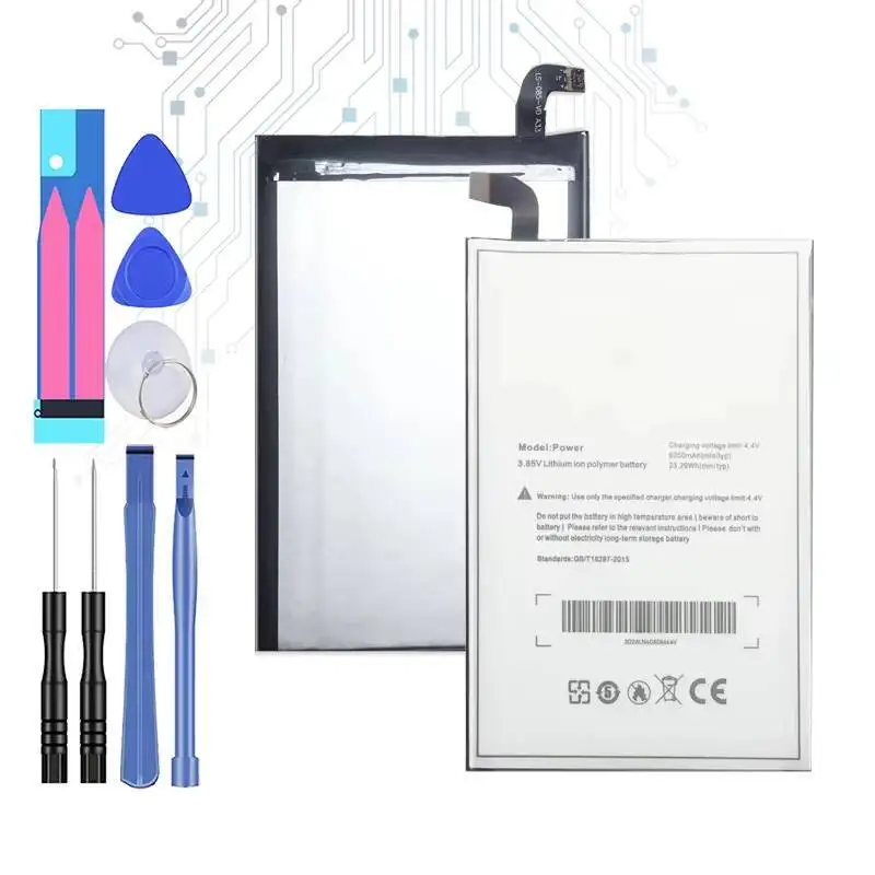 Аккумулятор мобильного телефона 6050 мАч, надежная замена, долговечный для Ulefone Power