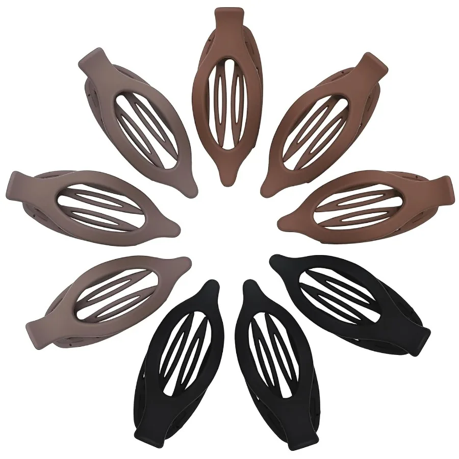 

9 Pack Flat Hair Clips for Women with Matte Finish Claw Clips Perfect for Thick and Thin Hair Ideal for Driving and Everyday Us