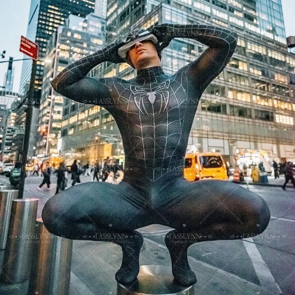 Marvel Venom Spider Man Costume Cosplay Supereroe Zentai Suit Costumi di Halloween Party Fancy Anime Vestiti Venom Spider Boys