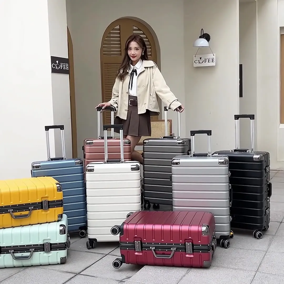 High Quality Luggage Internet Celebrity Password Suitcase Trolley Unisex Suitcase Trip Cabin Travel Bags Suitcases on Wheels