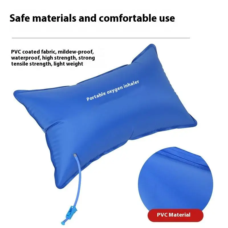 Medizinische tragbare Sauerstofftasche 42l, große Kapazität, Sauerstoff-Tragetasche, einfacher Zugriff für Notfälle zu Hause, mit Nasen-Sauerstoffkanüle – Detail 2