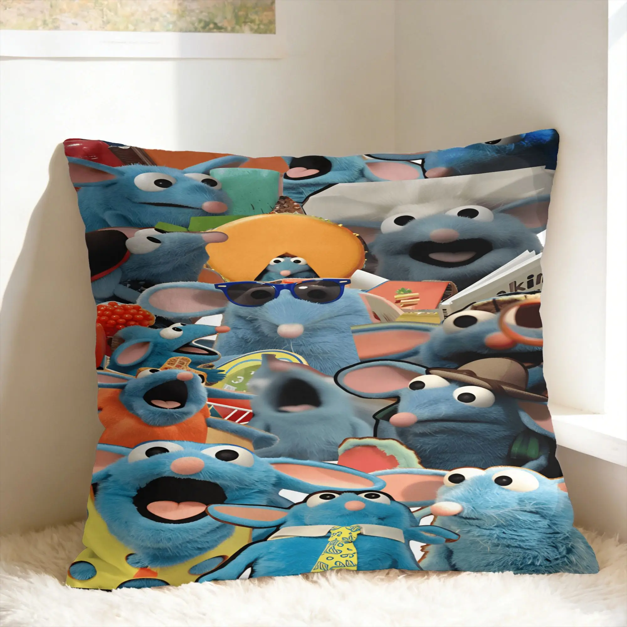 Tutter- B-Bear In The Big Blue House Pillow Case  Fashion Pillow Cover Design Pillowcases For Living Room Chair