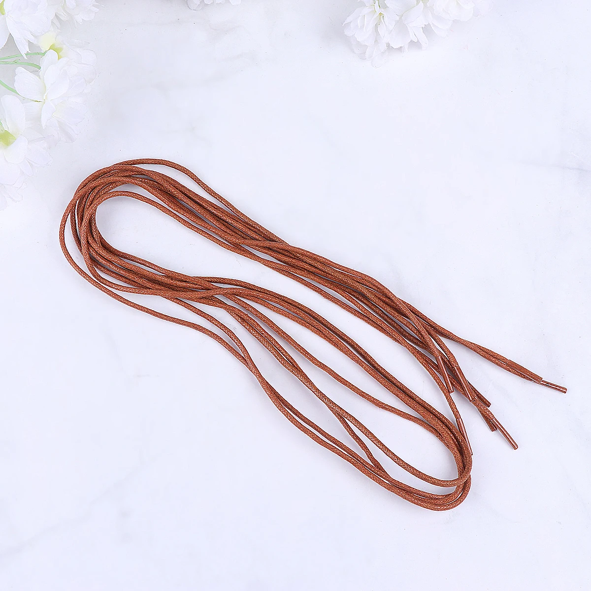 

10 пар вощеных хлопковых круглых тонких шнурков для обуви, прочные аксессуары для модельной обуви, красный, коричневый для мужчин, подарки для торжественных случаев