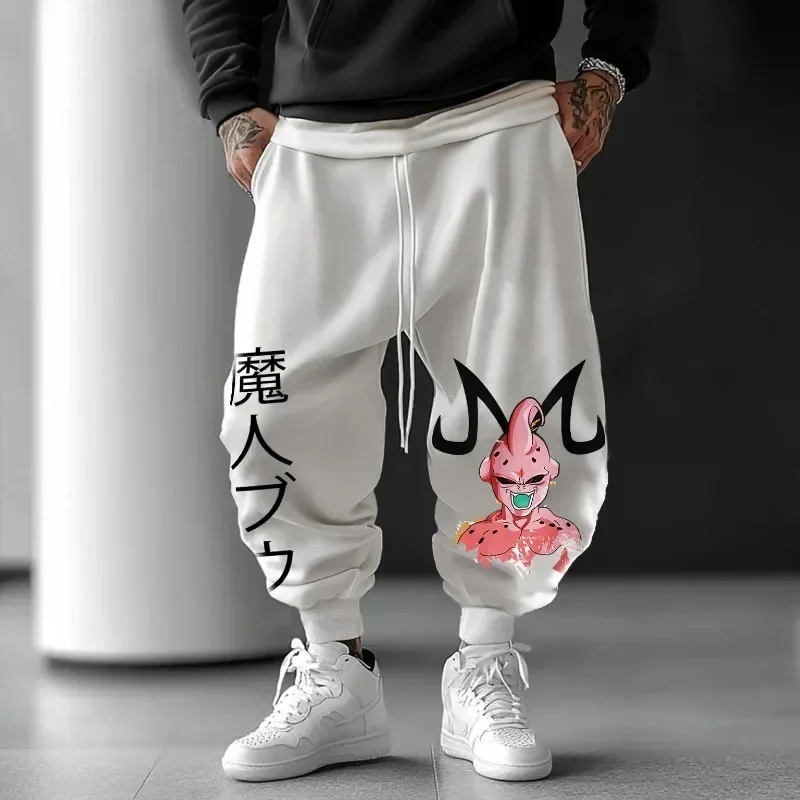 

Dragon Ball Fashion New 2025 Hot Animation Peripheral Pure Cotton Loose Trousers American Men's Women's Fashion Hip-Hop Tights