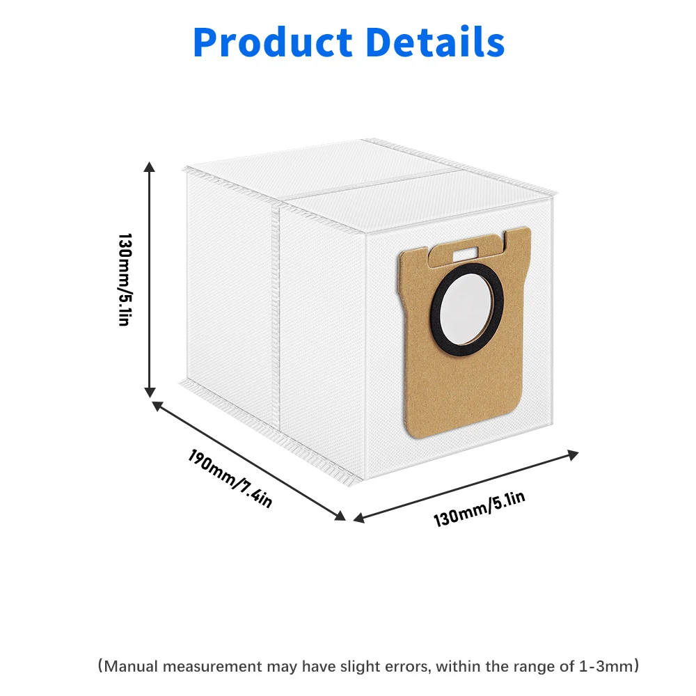 Für Xiaomi Robot Vacuum X20 Pro, X20 Max, M30, M40S, D102GL, D109GL D102 Roboter-Staubsauger Wischtücher Haupt- und Seitenbürste HEPA-Filter – Detail 14