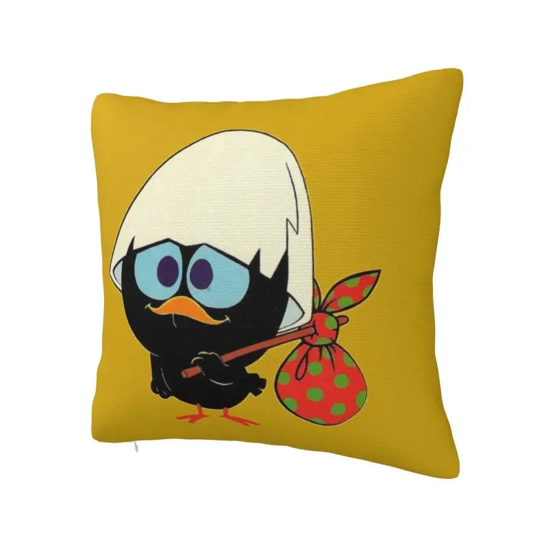 Kawaii Calimero Chiken Luxury Pillow Cover Bedroom Decoration Cartoon Anime Car Cushion