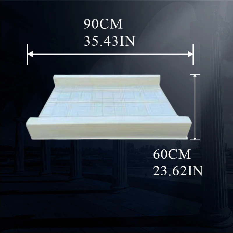 Vegetable Garden Ground Mold, Trench Board Courtyard, Stepping Brick, Rectangular Cement Planter Mould