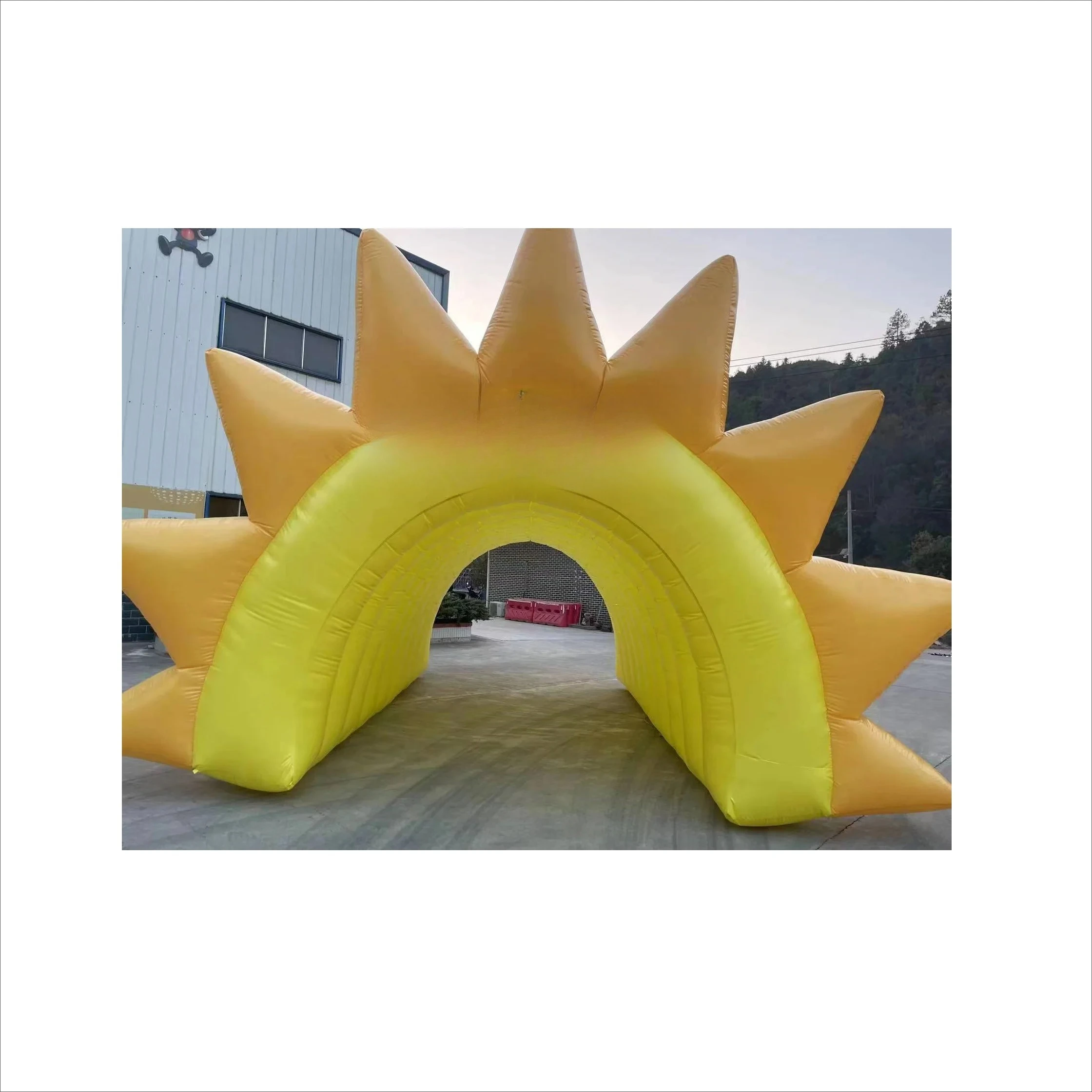 

Inflatable Tunnel Entrance Archway For Party Event Amusement Park Decoration Inflatable Theater Arch Tunnel For Rental