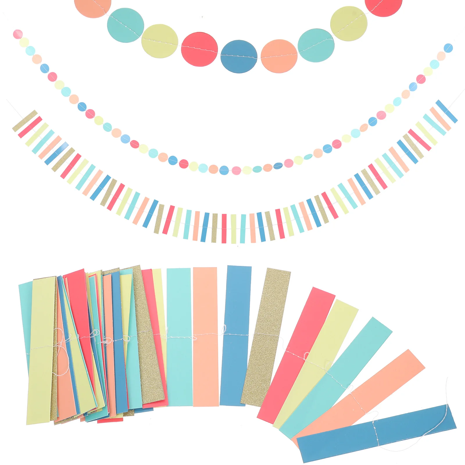 

2Pcs Colorful Decorations for Party Classroom Rainbow Streamers Space Birthday Decorations Birthday Kids Baby Shower