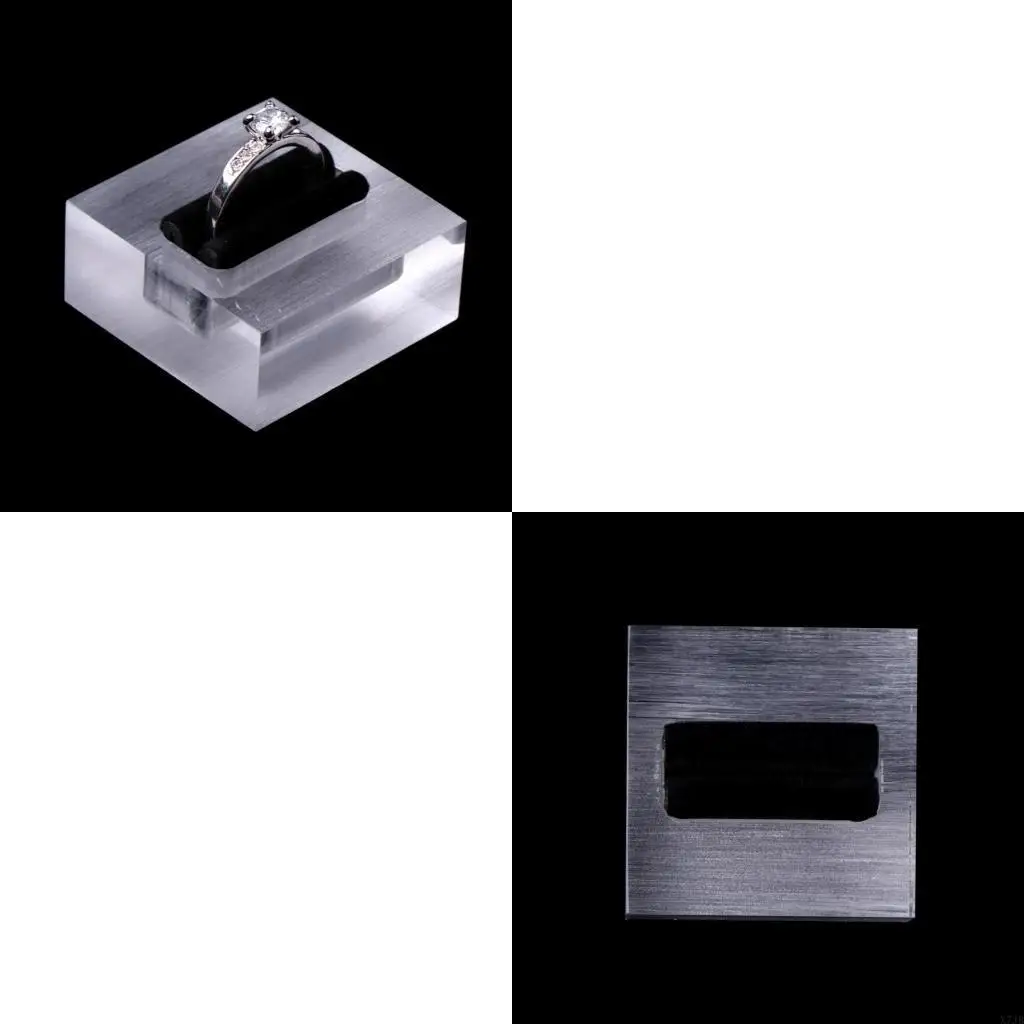 

Acrylic Ring Display Stand Ring Holder Countertop Display Showcase Jewelry