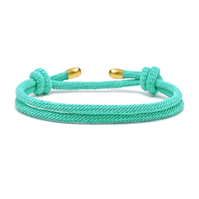 New Pink Fashion Versatile Personality Milan Rope Couple Bracelet For Boyfriend And Girlfriend