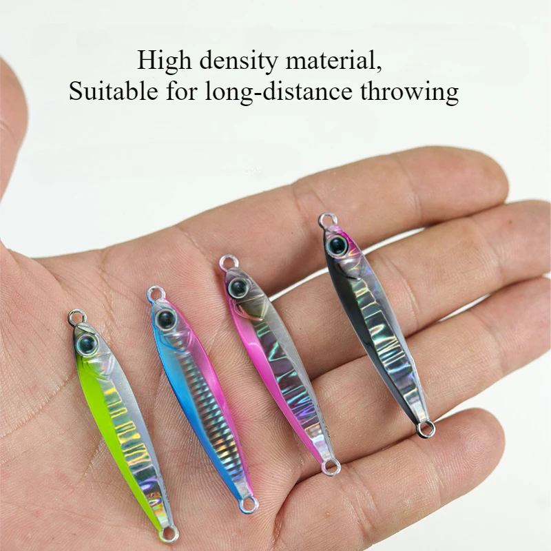 New 10g15g20g30g Jigging Fishing Lures Metal Jig Jerkbait 3D Printing Sardine Fish Bait Isca Artificial Pesca Whopper Plopper