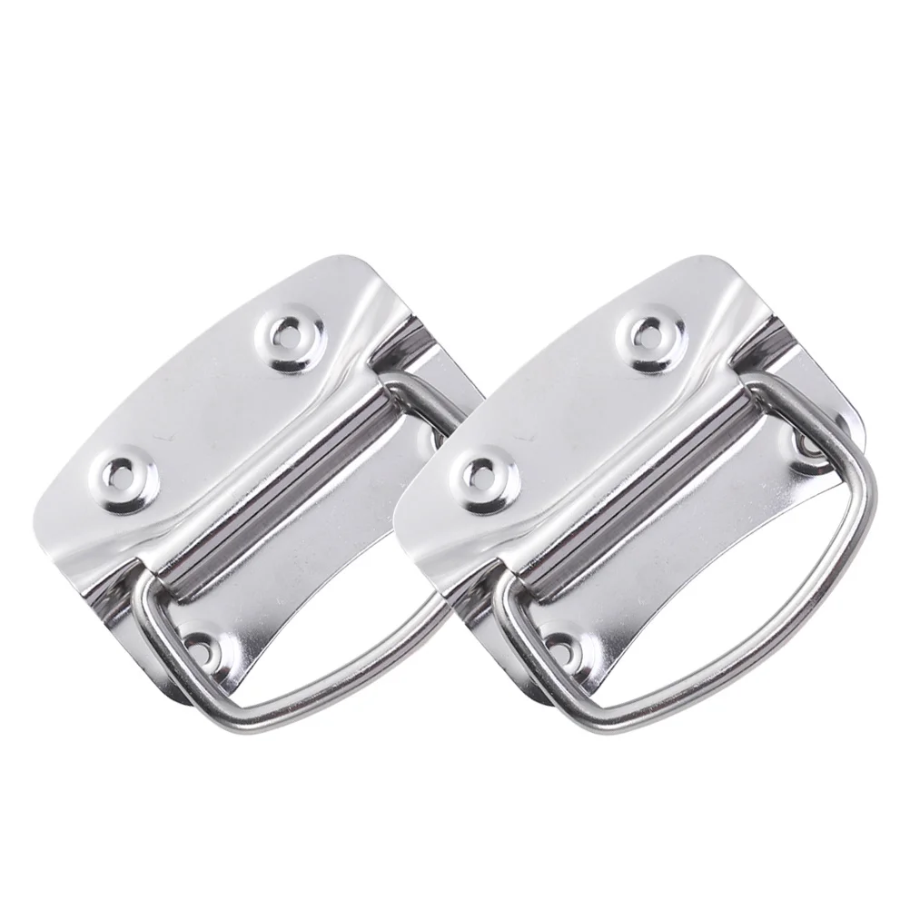 

2Pcs Industrial Handle Precision Crafted Sturdy Chest Pull Cabinet Lifting Ring Easy Install Boat Handles Chest Handles