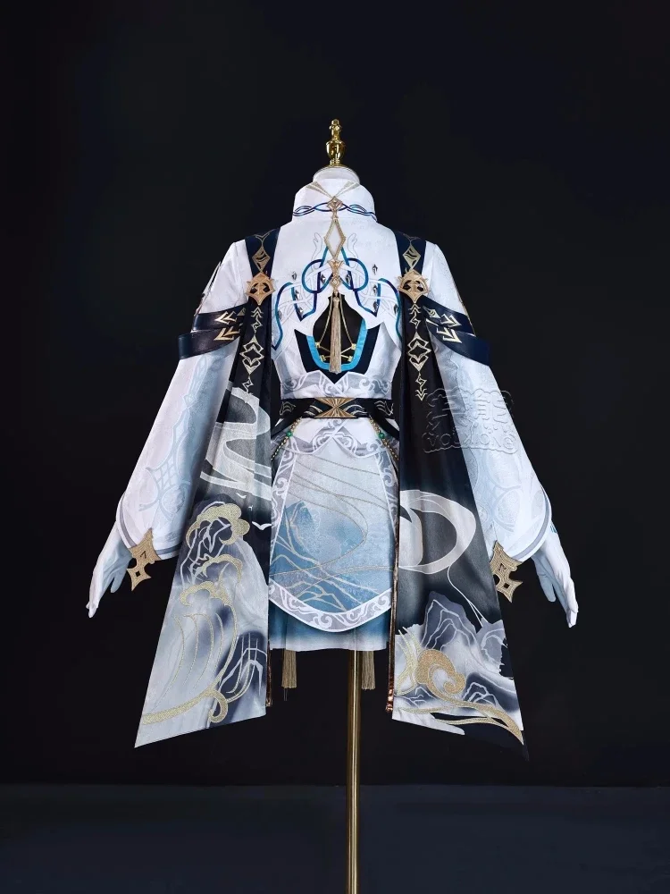 Amor y espacio profundo Zayne Cosplay Anime moda vestido abrigo uniforme para batalla ropa de juego de rol disfraces de Halloween peluca zapatos traje