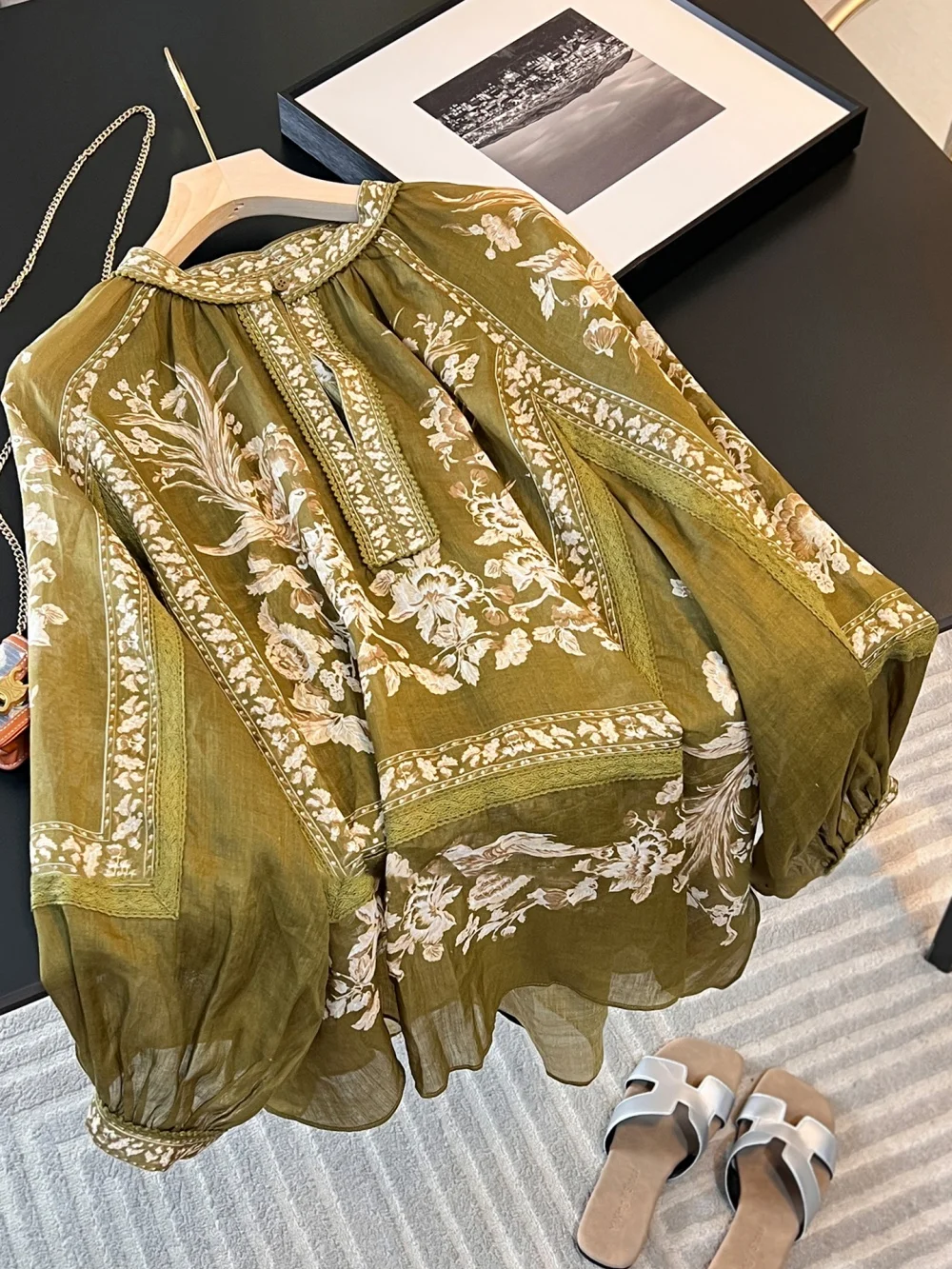 

n Heavyweight Vaion Print round Ne irt Loose Thin Faionable Autumn Top for Both Men And Women Versatile Casua...