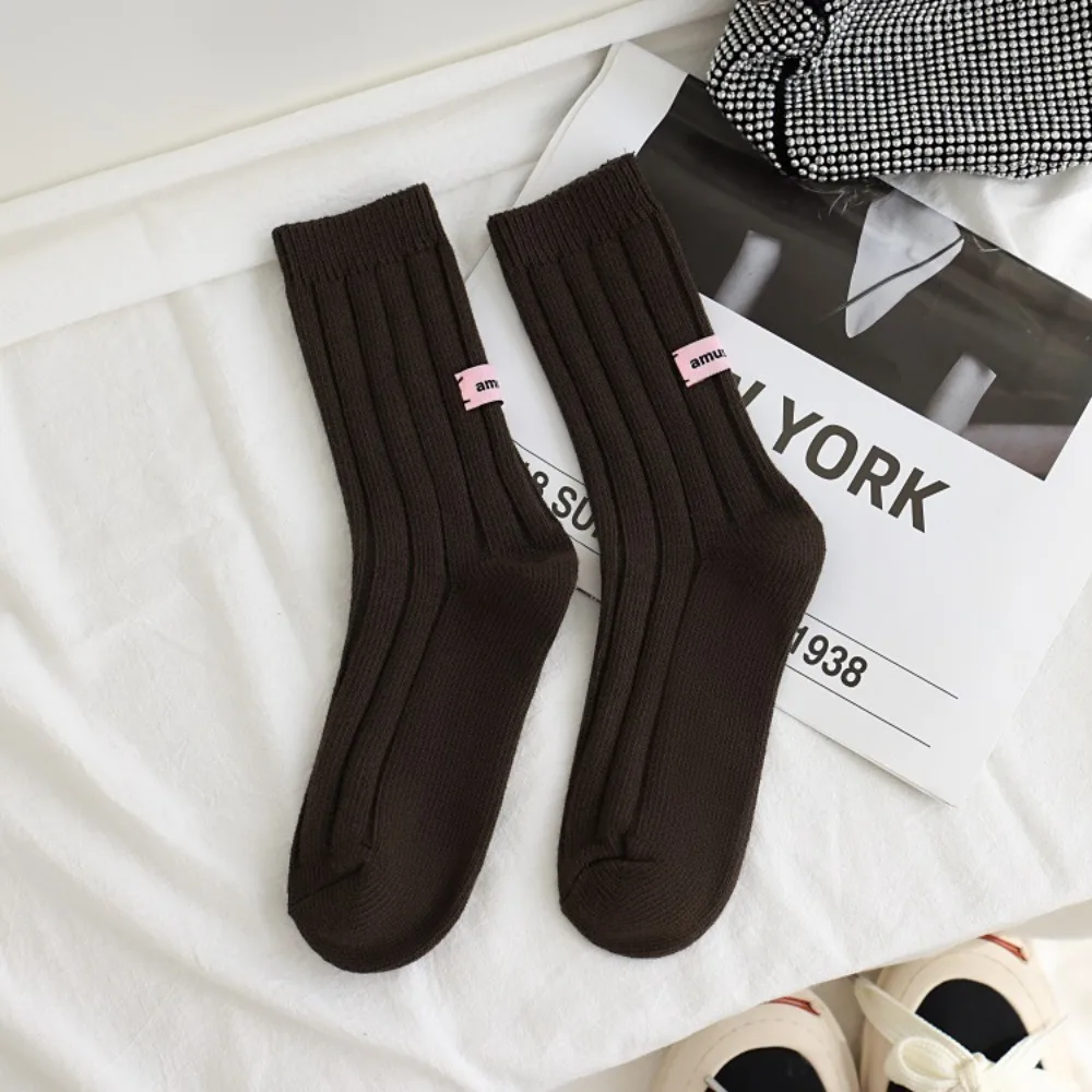 Fashion Cotton Knitted Socks Thickened Thick Thread Snow Boot Socks Keep Warm Women's Socks Winter