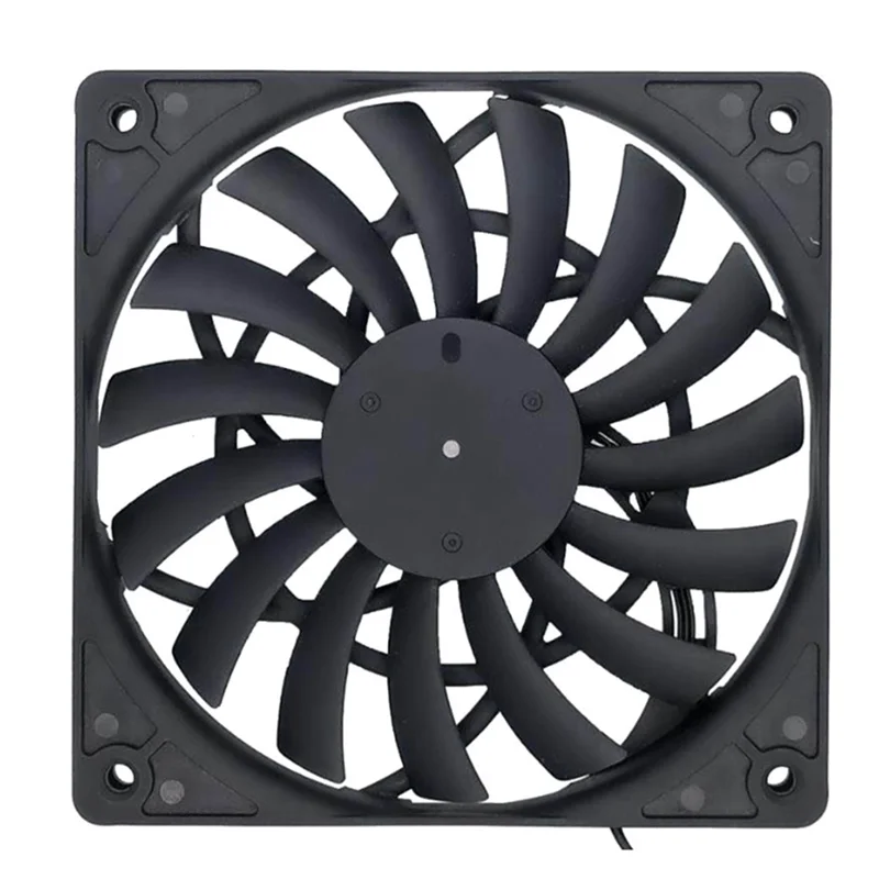 Ventilador de refrigeración silencioso PWM de 120mm y 12cm, delgado de 12mm, nuevo 120X120X12mm DC 12V 0.25A 1400RPM, Enfriador de chasis de caja de ordenador silencioso