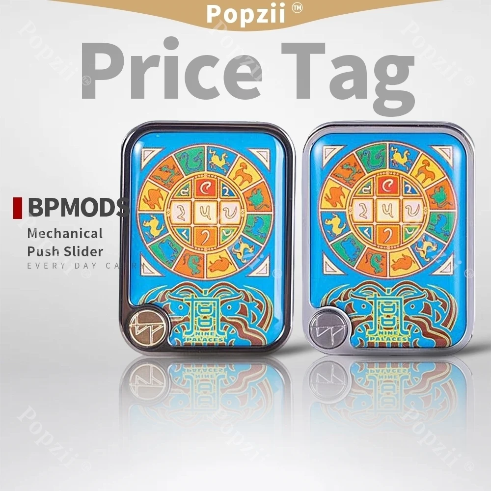 

BPMODS Nine Palaces Fidget Slider Mechanical Multi Orbit Push Slider Fidgeting toy Multiple Ways to Play Antistress Anxiety Toys