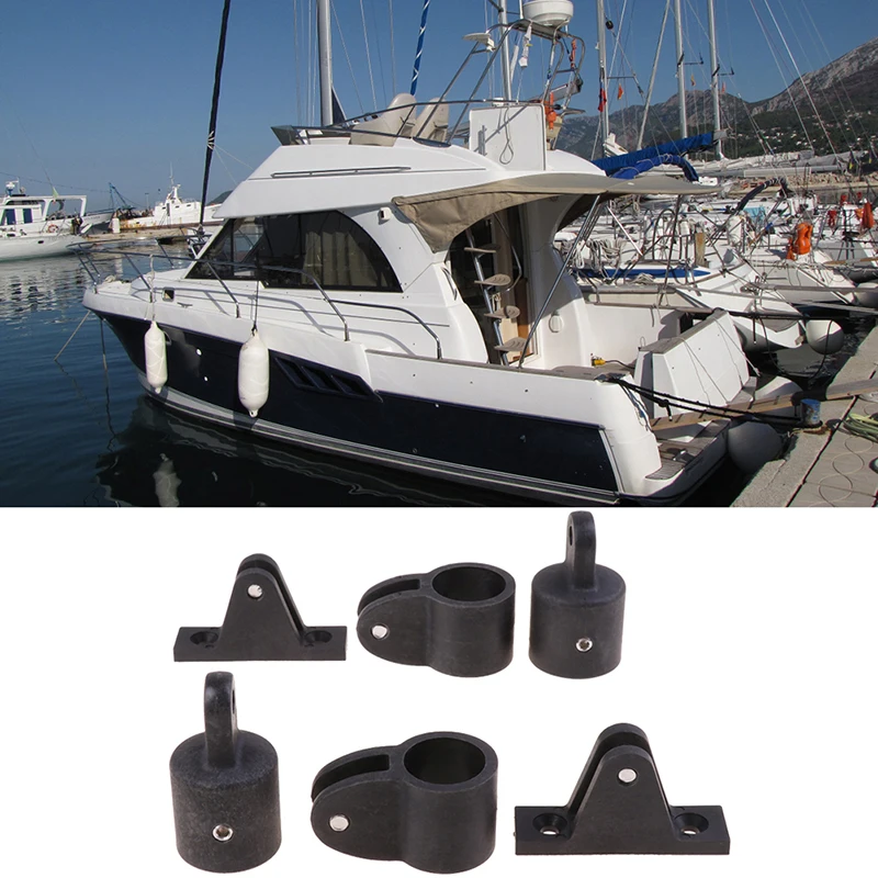 

12PCS Nylon Marine Boat Canopy Cover Bimini Top Deck Hinge Jaw Slide Eye End Fitting Hardware Universal DIY Tool Solid