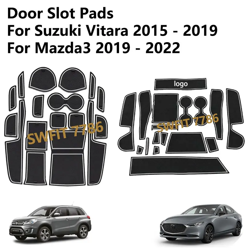 

Для Suzuki Vitara LY 2015-2019 2018 2016 Для Mazda 3 Mazda3 BP 2019 2020 2021 2022 Аксессуары Противоскользящая накладка на чашку с прорезью для ворот