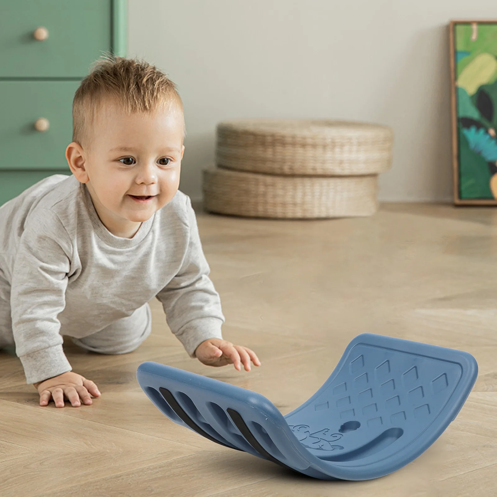 Almohadilla de equilibrio para niños, tabla de equilibrio, juguetes para entrenamiento, balancín de plástico