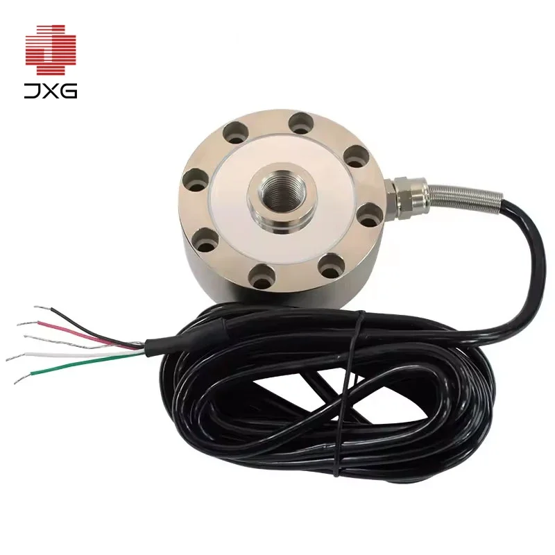 Spoke Load Cell  High Quality Alloy Steel Wheel Ring Type Compression Tension Force Sensor 30T/ 500T Weighing Scale for Tank