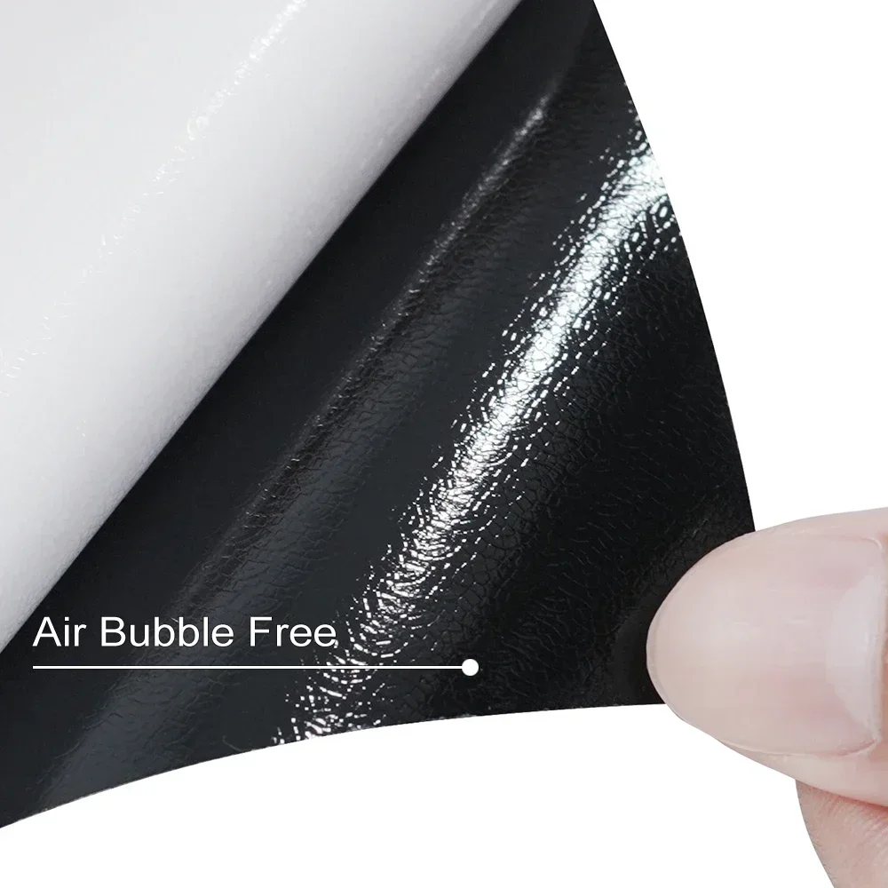 Glossy Bright Black Car Wrap Stickers Bubble Free Color Change Vinyl Film Decal Car Accessories Exterior Interior Decoration view 6