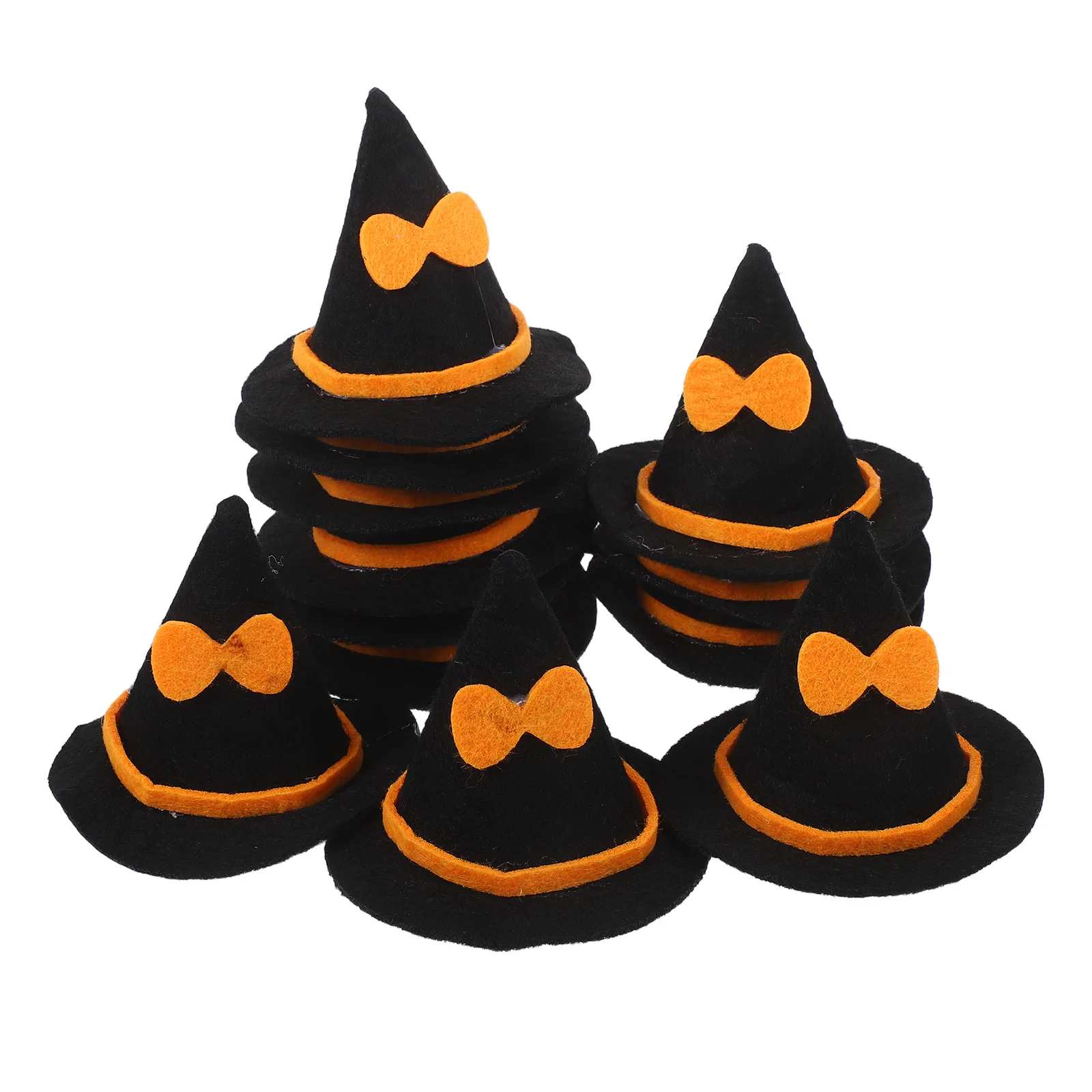 

12Pcs Hat Bottle Toppers Felt Halloween Decorations for Wine Bottles Party Supplies Tiny Hat Decor Spooky Celebration