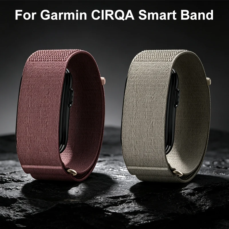 Atmungsaktives Nylon-Bizepsband-Armband für Garmin CIRQA Smart Band, verstellbares Sport-Armband für Garmin CIRQA Smart Band