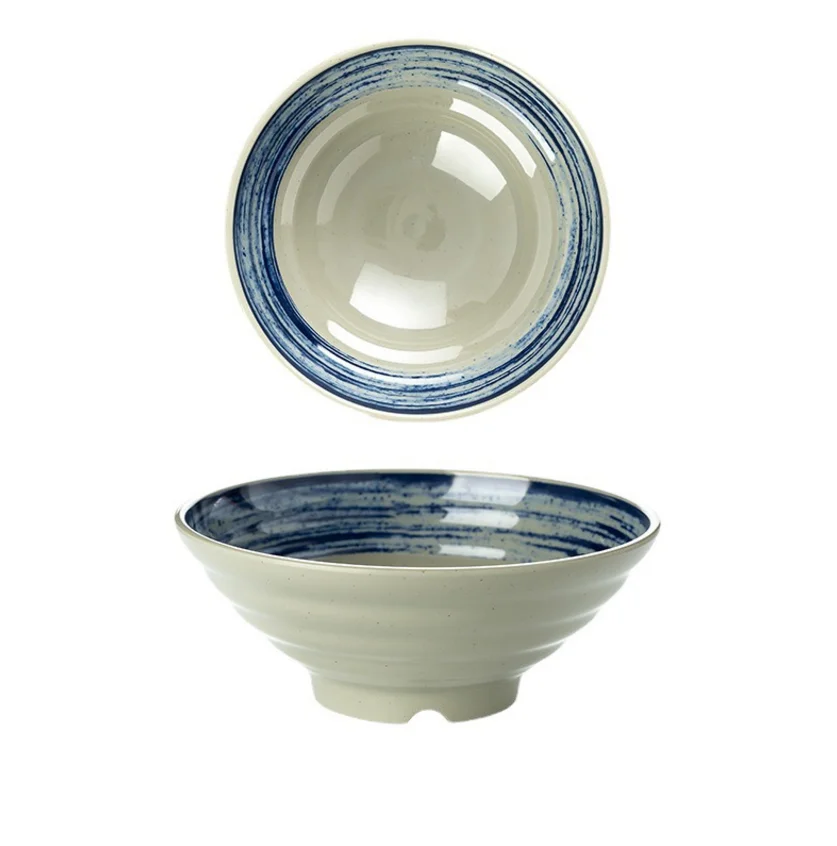 Melamine Bowl Japanese Style Noodle Soup Powder Imitation Porcelain Tableware