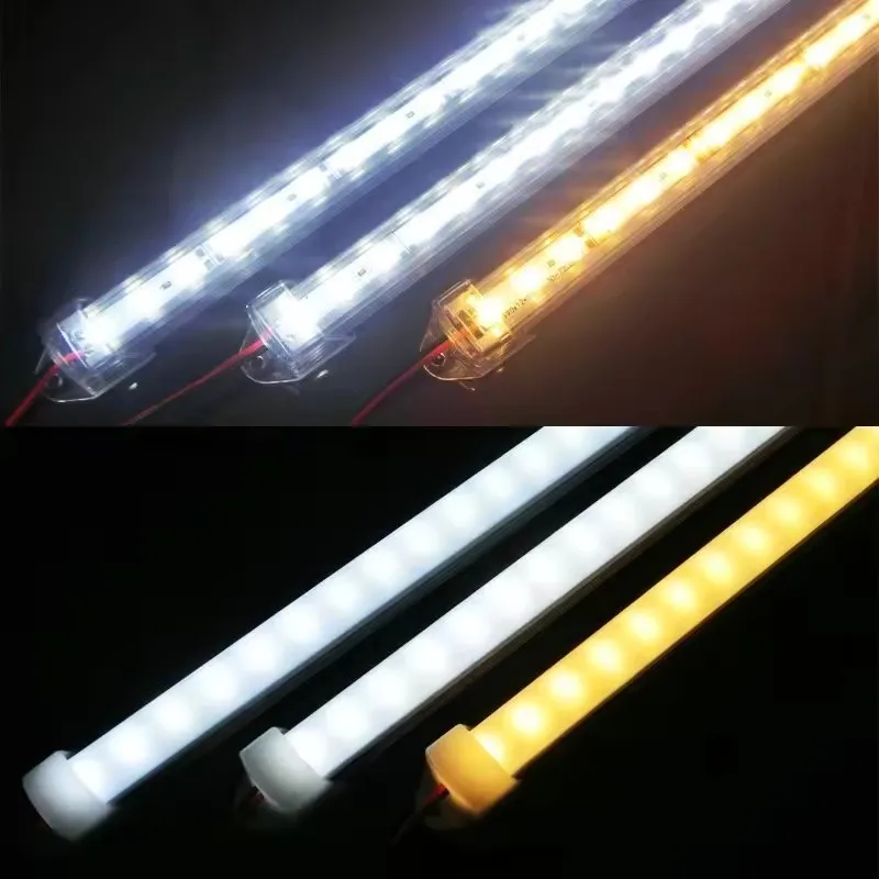 1pc 12v 24v Led Hard Strip Led Rigid Bar Led Tube 10cm 14cm 18cm 22cm 27cm 5w 7w 3000k 4000k 6000k Red Green Blue Cabinet Shop