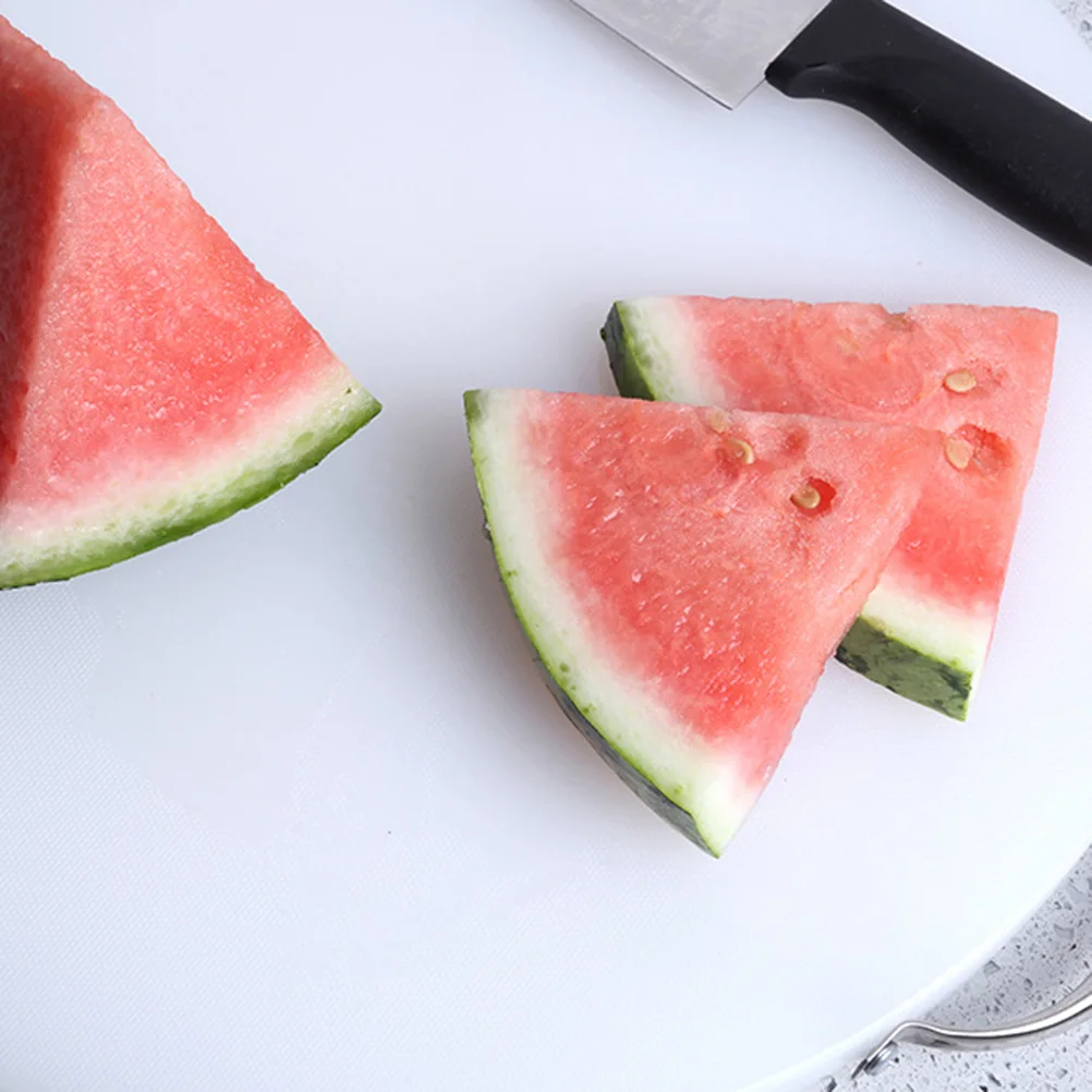 

Plastic Cutting Board Premium PE Material Non-slip Grain Surface Kitchen Products Round Butcher Block Charcuterie for kitchen