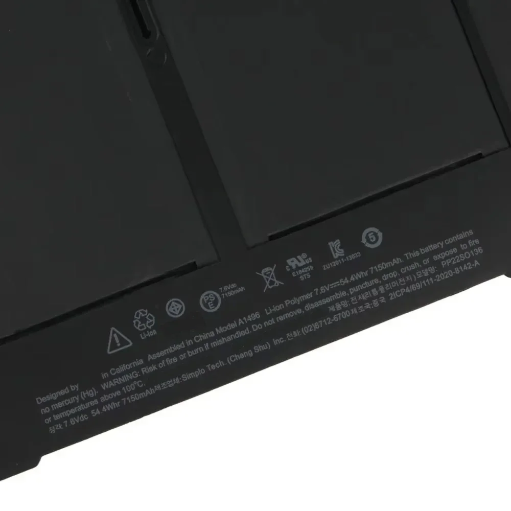 

A1496 Аккумулятор для ноутбука MacBook Air A1369 A1405 A1466 A1405